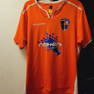 Diadora Kids Orange Sports Shirt